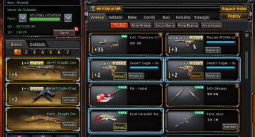 CONTA CROSSFIRE (9 VIP'S + 17 MN + VARIOS PERSONAGENS)