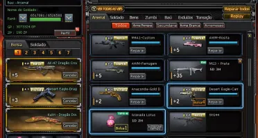 CONTA CROSSFIRE (9 VIP'S + 17 MN + VARIOS PERSONAGENS)