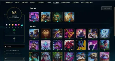 Diamante 3 com 50 Champs e 51 Skins