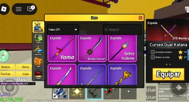 Conta De Blox Lv Max Cdk Shark Ancor Cdk E Ghod Humano