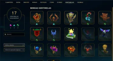 conta lol lvl 204-104 champs