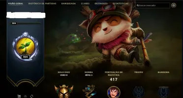 conta lol lvl 204-104 champs