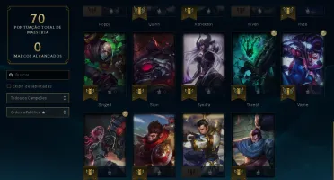 CONTA LOL LEVEL 41, GOLD 4 59% WR MMR BOM