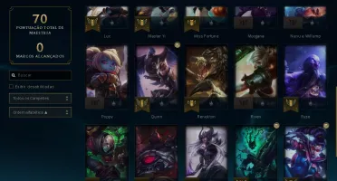 CONTA LOL LEVEL 41, GOLD 4 59% WR MMR BOM