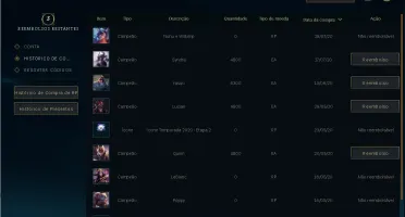 CONTA LOL LEVEL 41, GOLD 4 59% WR MMR BOM