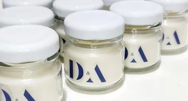 Mini Vela Aromática Casamento 40g