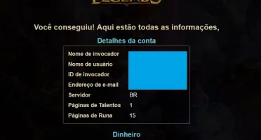 CONTA PLATINA S6 (UNRANKED S7) COM LUX ELEMENTALIST