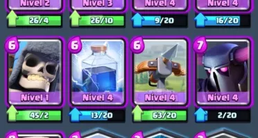 Conta 4k troféus, deck do Meta upado, muitas lendárias