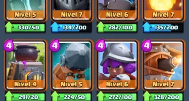 Conta 4k troféus, deck do Meta upado, muitas lendárias