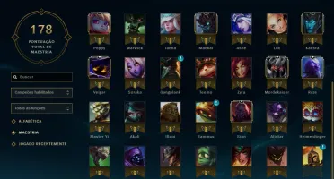 Conta com borda gold