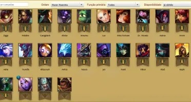 CONTA LEAGUE OF LEGENDS BR- 19 SKINS - 54 CHAMP - UNRANKED
