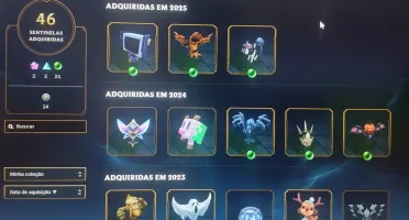 Conta league of legends Level 885 topzera