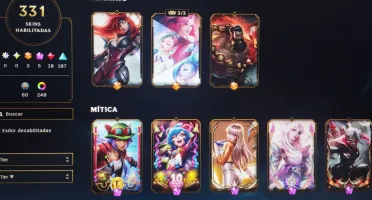 Conta league of legends Level 885 topzera