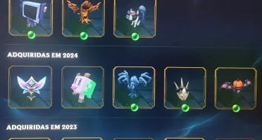 Conta league of legends Level 885 topzera