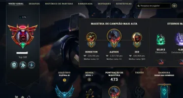 Platina 3 com TODOS os champs e 123 Skins ( MAIN TOP )