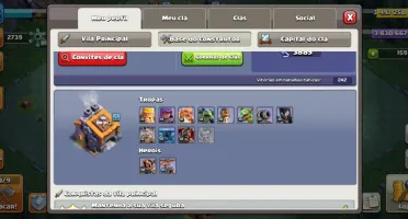 Cv 15 Clash of clans, Quase Full. Vila Construtor 9
