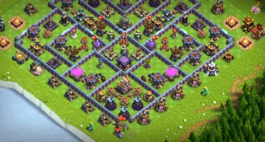 Cv 15 Clash of clans, Quase Full. Vila Construtor 9