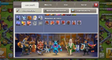Cv 15 Clash of clans, Quase Full. Vila Construtor 9