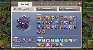 Cv 15 Clash of clans, Quase Full. Vila Construtor 9