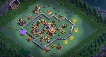 Cv 15 Clash of clans, Quase Full. Vila Construtor 9