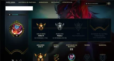 Conta ouro 4 com 23 champs e 1 skin (Sem email verificado)