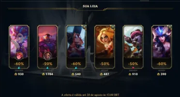 Conta ouro 4 com 23 champs e 1 skin (Sem email verificado)