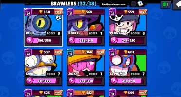 2 Contas de Brawl Stars