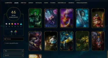 Prata 1 com 95 Champs e 46 Skins ( Mais de 150 Jogos )