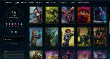 Prata 1 com 95 Champs e 46 Skins ( Mais de 150 Jogos )