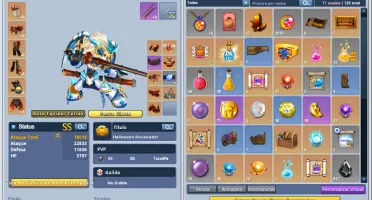 Conta do Grand Chase Classic Personagem Lass LEV 85