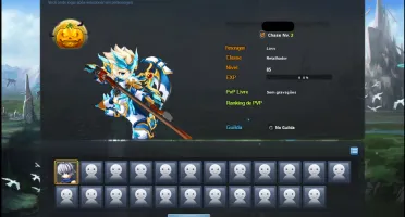 Conta do Grand Chase Classic Personagem Lass LEV 85