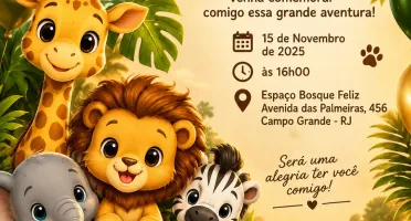 Convites Digitais Personalizados Sob Encomenda