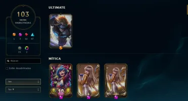 Conta de league of legends