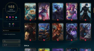 Conta de league of legends
