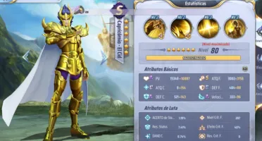 Conta Saint Seiya - Novo Servidor A140