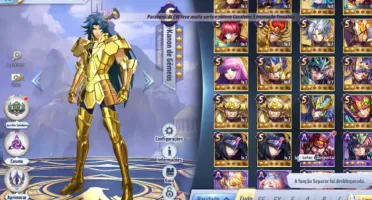 Conta Saint Seiya - Novo Servidor A140