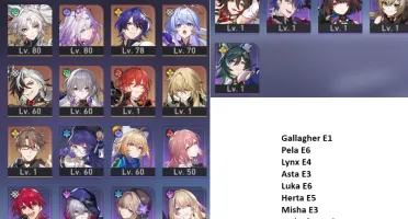 Honkai Star Rail 65 Castorice Feixiao Firely Robin Ruan Mei