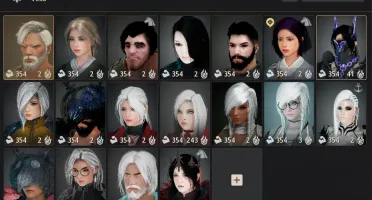 Conta Black Desert com email e muito P2W na conta