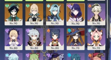 AR 56 Raiden, Zhongli, Venti, Yelan etc + Armas
