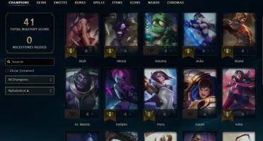 Conta smurf nv 49 main riven com skins