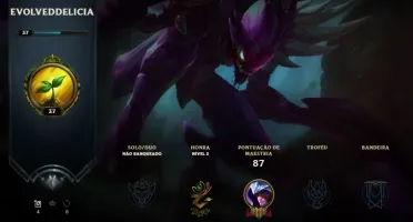Conta League of Legends |Unranked|Nível 37|