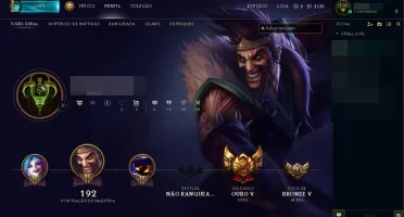 Conta League of Legends gold 5