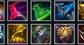 Conta League of Legends no ranked borda ouro