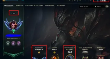 [Conta Br] Dima 4 [Soloq]+skins+ Mmr Bufado