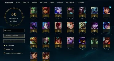 Conta League of Legends Unranked