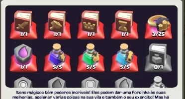 Clash of Clans cv 11 Minimax + Royale nível 10 arena 11