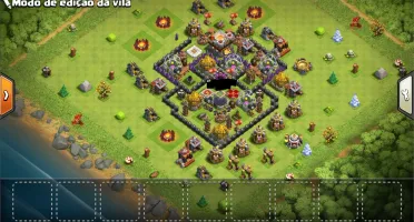Clash of Clans cv 11 Minimax + Royale nível 10 arena 11