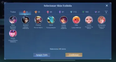 Conta FULL Gemada 503 SKINS. Pacote Ducati completo e outros