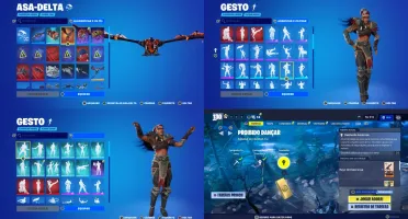 Conta fortnite com várias skins + Salve o mundo