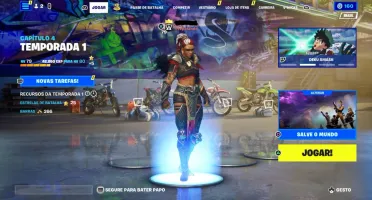 Conta fortnite com várias skins + Salve o mundo